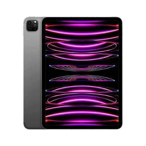 Rent to own Apple - 11-Inch iPad Pro (Latest Model) with Wi-Fi + Cellular - 128GB - Space Gray (Verizon)