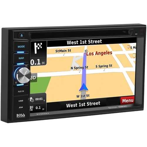 Rent to own BOSS Audio - 6.2" - Built-in Navigation - Bluetooth - In-Dash CD/DVD/DM Receiver - Black