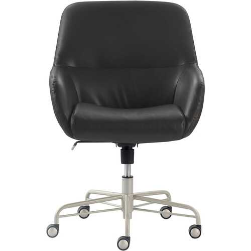 Finch - Forester Modern Bonded Leather Executive Chair - Gray/Charcoal