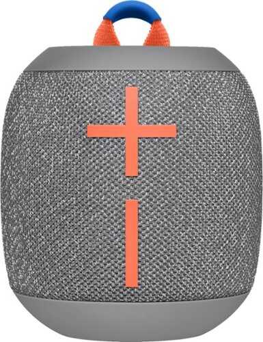 Rent to own Ultimate Ears - WONDERBOOM 2 Portable Wireless Bluetooth Speaker with Waterproof/Dustproof Design - Crushed Ice Gray