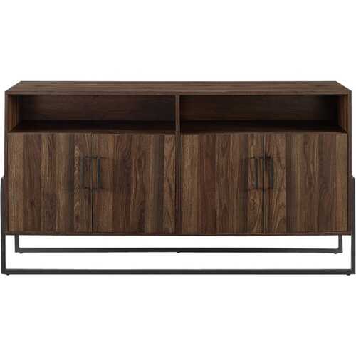 Rent to own Walker Edison - TV Cabinet for Most TVs Up to 65" - Dark Walnut