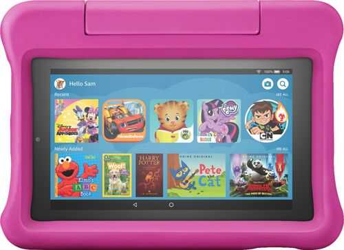 Amazon - Fire 7 Kids - 7" Tablet – ages 3-7 - 16GB - Pink