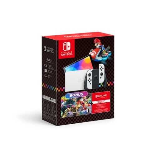 Rent to own Nintendo Switch – OLED Model: Mario Kart 8 Deluxe Bundle - Multi