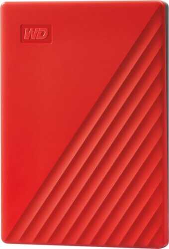 Rent to own WD - My Passport 2TB External USB 3.0 Portable Hard Drive - Red