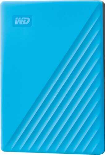 Rent to own WD - My Passport 2TB External USB 3.0 Portable Hard Drive - Blue