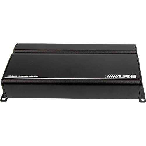 Rent to own Alpine - 400W Class D Bridgeable Multichannel Amplifier with Built-In Crossover - Black
