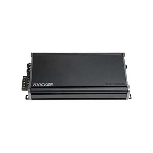 Rent to own KICKER - CX Class AB Bridgeable Multichannel Amplifier with Variable Crossovers - Black