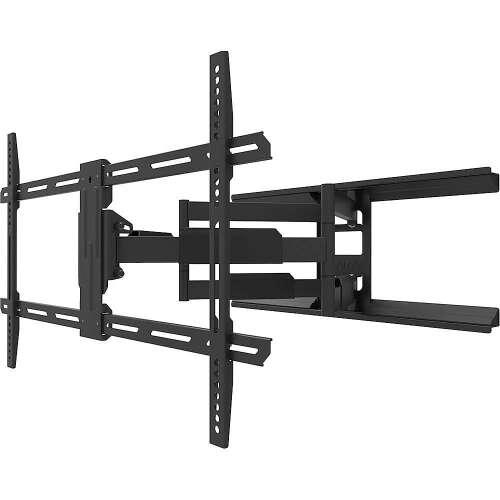 Rent to own Kanto - Full-Motion TV Wall Mount for Most 40" - 90" TVs - Extends 28" - Black