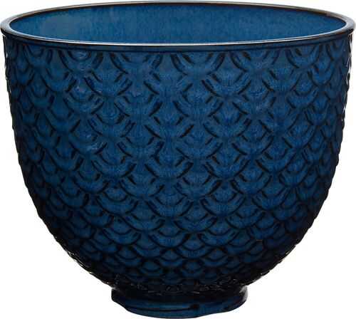 KitchenAid - KitchenAid® 5 Quart Blue Mermaid Lace Ceramic Bowl - Blue Mermaid Lace