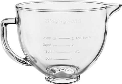 Rent to own KitchenAid - 5-quart Glass Mixing Bowl - Transparent