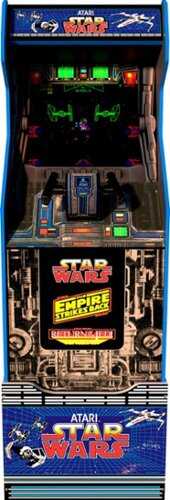 Rent to own Arcade1Up - The Star Wars Home Arcade Game Machine with Riser - Star Wars Blue