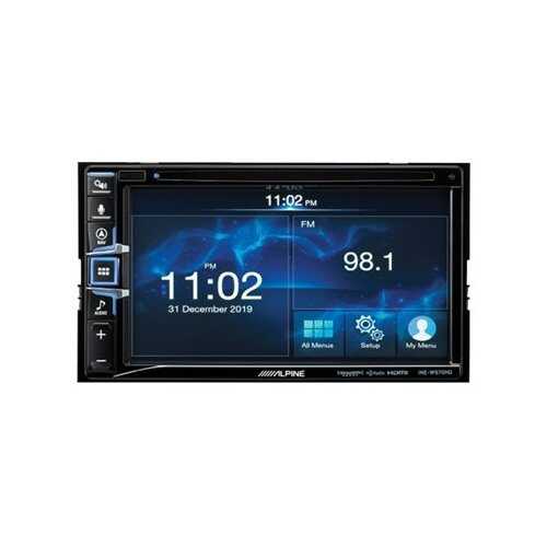 Rent to own Alpine - 6.5" - Android Auto/Apple® CarPlay™ - Built-in Navigation - Bluetooth - In-Dash CD/DVD/DM Receiver - Black