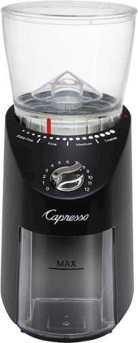 Capresso - Infinity Plus 4-Oz. Conical Burr Coffee Grinder - Black