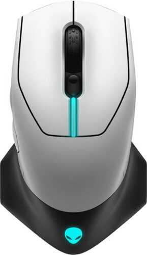 Rent to own Alienware - AW610M Wired/Wireless Optical Gaming Mouse  - RGB Lighting - Lunar Light
