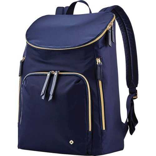 Rent to own Samsonite - Mobile Solution Deluxe Backpack for 15.6" Laptop - Navy Blue