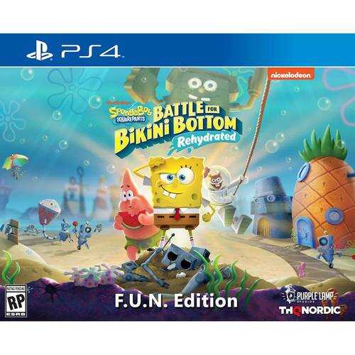 Rent to own SpongeBob SquarePants: Battle for Bikini Bottom - Rehydrated - F.U.N. Edition - PlayStation 4