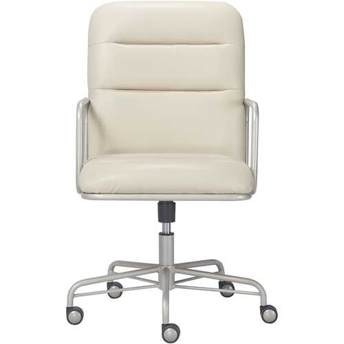 Rent to own Finch Franklin Office Chair White Leather - Ivory
