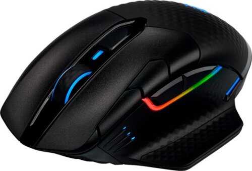 Rent to own CORSAIR - DARK CORE RGB PRO SE Wireless Optical Gaming Mouse with Slipstream Technology and Qi Wireless Charging - Black