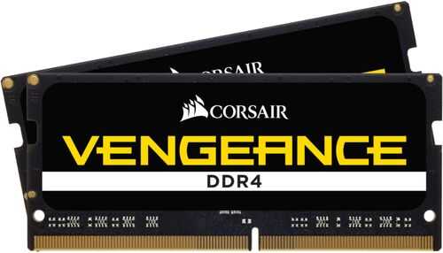CORSAIR - Vengeance Performance Memory Kit 32GB (2x16GB) DDR4 2666MHz CL18 Unbuffered SODIMM Memory - Black