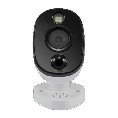Swann - Pro-Series Indoor/Outdoor Wired Surveillance Camera - Black/White