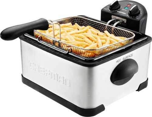 Rent to own Chefman XL 4.5 Liter Deep Fryer w/ Basket Strainer - Stainless Steel