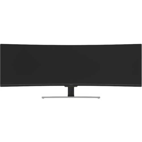 Viotek - 49" LED Curved FHD FreeSync Monitor (DVI, HDMI, Disply Port) - Black/Silver