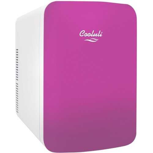 Cooluli - Infinity 0.5 Cu. Ft. Mini Fridge - Fuchsia