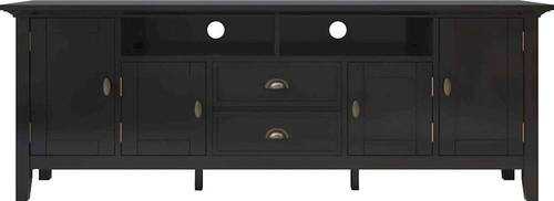 Rent to own Simpli Home - Redmond Rustic TV Media Stand for Most TVs Up to 80" - Black