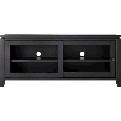 Rent to own Simpli Home - Cosmopolitan Contemporary TV Media Stand for Most TVs Up to 50" - Black