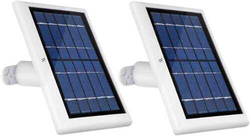 Rent to own Wasserstein - Solar Panel for Arlo Ultra 2 and Arlo Pro 4 Surveillance Cameras (2-Pack) - White