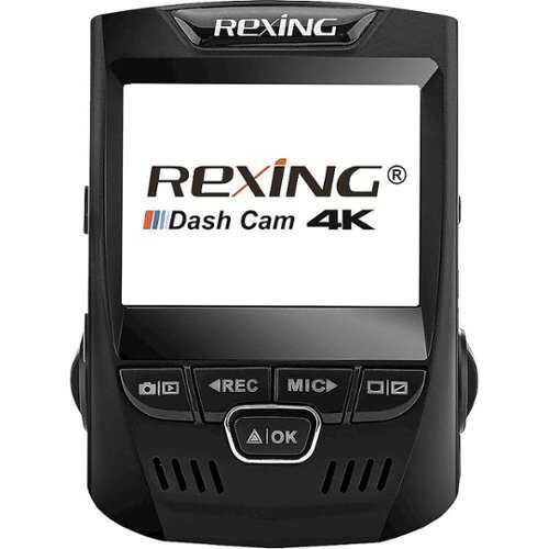 Rent to own Rexing - V1-4K UHD Front Wi-Fi Dash Cam - Black