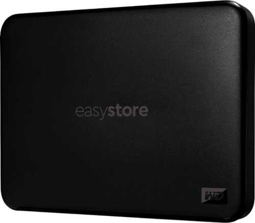 Rent to own WD - Easystore 1TB External USB 3.0 Portable Hard Drive - Black