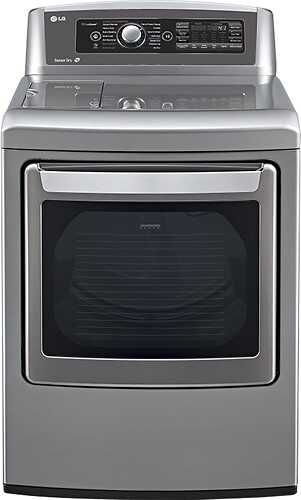 Rent to own LG - 7.3 Cu. Ft. 14-Cycle Ultralarge-Capacity Steam Electric Dryer - Graphite Steel