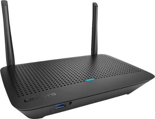 Rent to own Linksys - MAX-STREAM AC1300 Dual-Band Mesh Wi-Fi 5 Router - Black