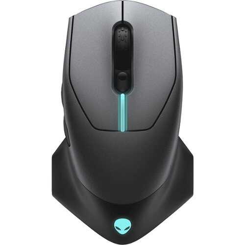 Rent to own Alienware - AW610M Wired/Wireless Optical Gaming Mouse - RGB Lighting - Dark Side of the Moon