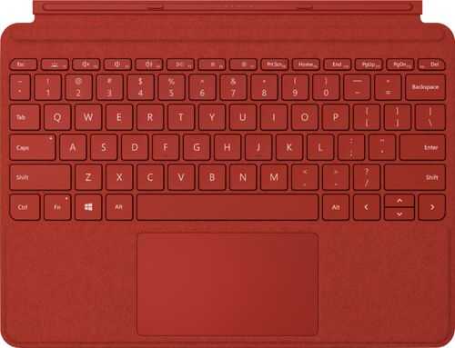 Rent to own Microsoft - Surface Go Signature Type Cover - Poppy Red