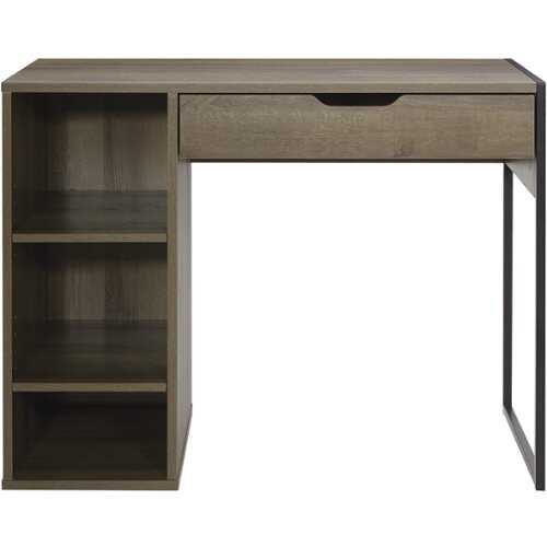 Rent to own OSP Home Furnishings - Ravel Rectangular Contemporary Engineered Wood 1-Drawer Desk - Gray Oak