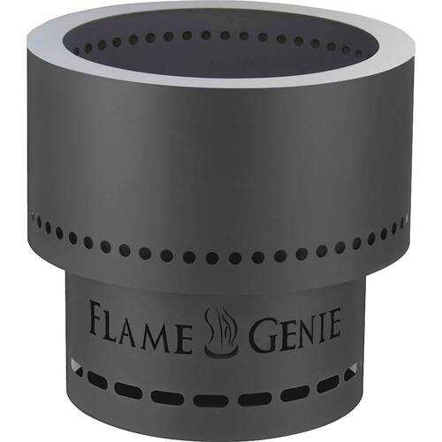 Rent to own Flame Genie - Wood Pellet Fire Pit - Black