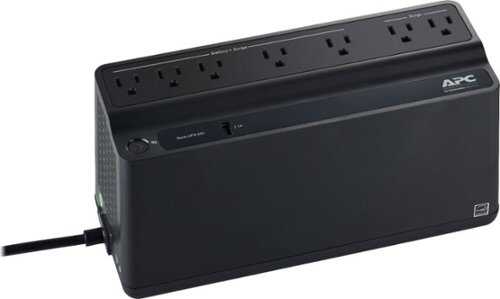 Rent to own APC - Back-UPS 650VA 7-Outlet/1-USB Battery Back-Up and Surge Protector - Black