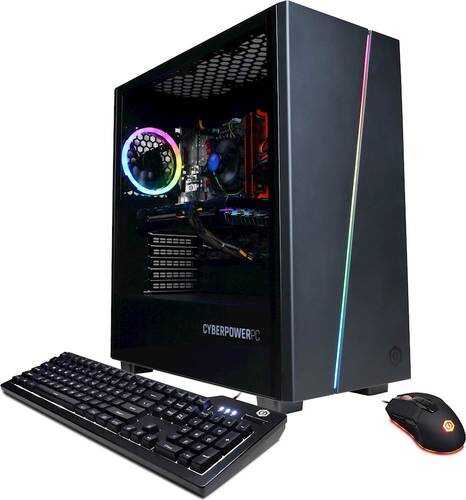 CyberPowerPC - Gamer Xtreme Gaming Desktop - Intel Core i7-10700 - 16GB Memory - NVIDIA GeForce RTX 1650 Super - 1TB HDD + 500GB SSD