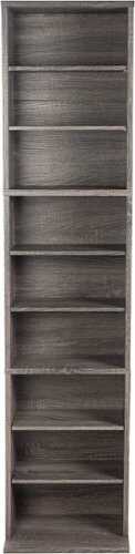 Atlantic - Herrin MDF 9-Shelf Bookcase - Charcoal Gray