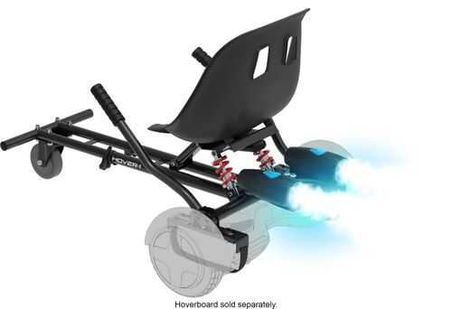 Rent to own Hover-1 - Raptor Hoverboard Buggy Attachment with LED Fog Blasters and Sound Effects - Black
