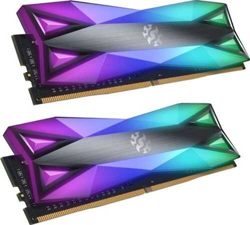 Rent to own ADATA - XPG SPECTRIX D60 RGB Gaming Memory: 16GB (2x8GB) DDR4 3200MHz CL16 GREY - Gray