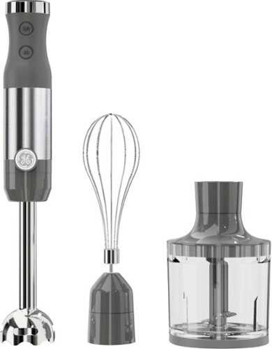 Rent to own GE - Immersion 2-Speed Handheld Blender (4 Piece Set) - Stainless Steel