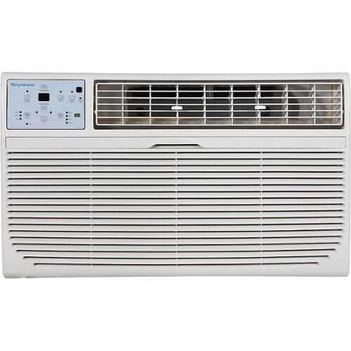 Rent to own Keystone - Energy Star 8,000 BTU 115V Through-the-Wall Air Conditioner with Follow Me LCD Remote Control - White