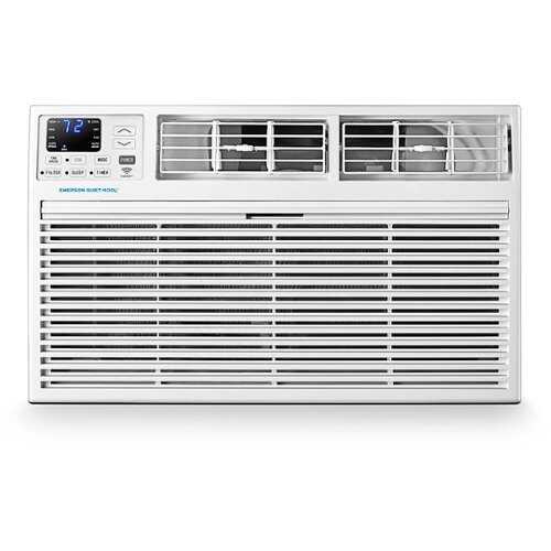 Rent to own Emerson Quiet Kool - 550 Sq. Ft. 12,000 BTU Smart 230V Through-the-Wall Air Conditioner with Remote and Voice Control - White