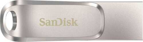 Rent to own SanDisk - Ultra Dual Drive Luxe 128GB USB 3.1, USB Type-C Flash Drive - Silver