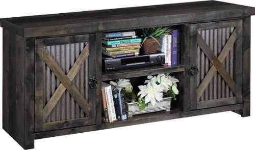 Rent to own Legends Furniture - Telluride Entertainment Console for up to 75" TVs - Charcoal