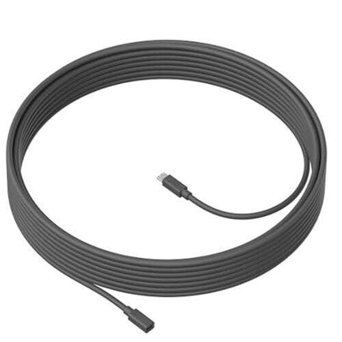 Rent to own Logitech - MeetUp Microphone Extension Cable - 33 FT - Gray