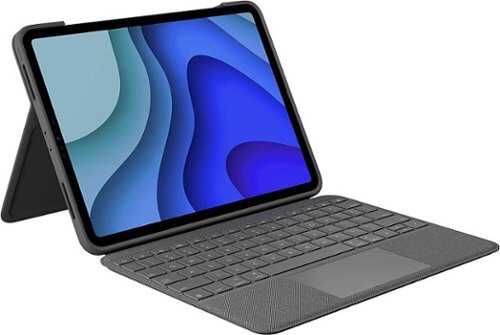 Rent to own Logitech - Folio Touch Keyboard Case with Smart Connector for Apple® iPad® Pro 11" (1st, 2nd, and 3rd Gen) - Graphite